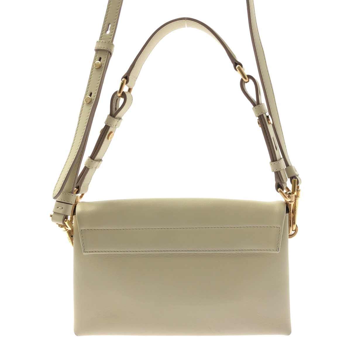 TOD'S / トッズ レザー T タイムレス フラップ  ショルダーバッグ