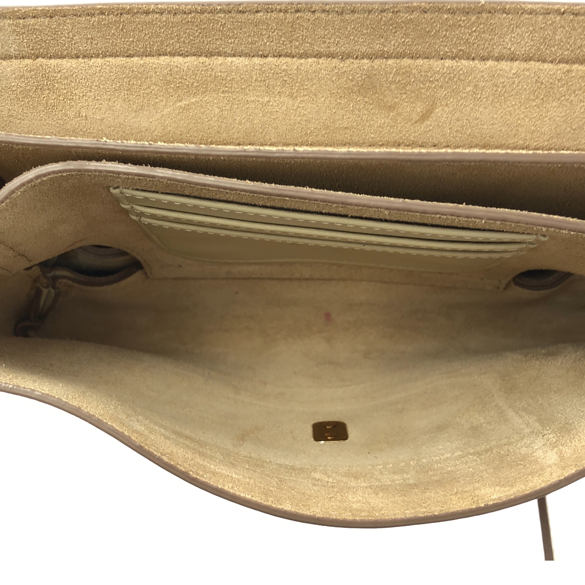 TOD'S / トッズ レザー T タイムレス フラップ  ショルダーバッグ