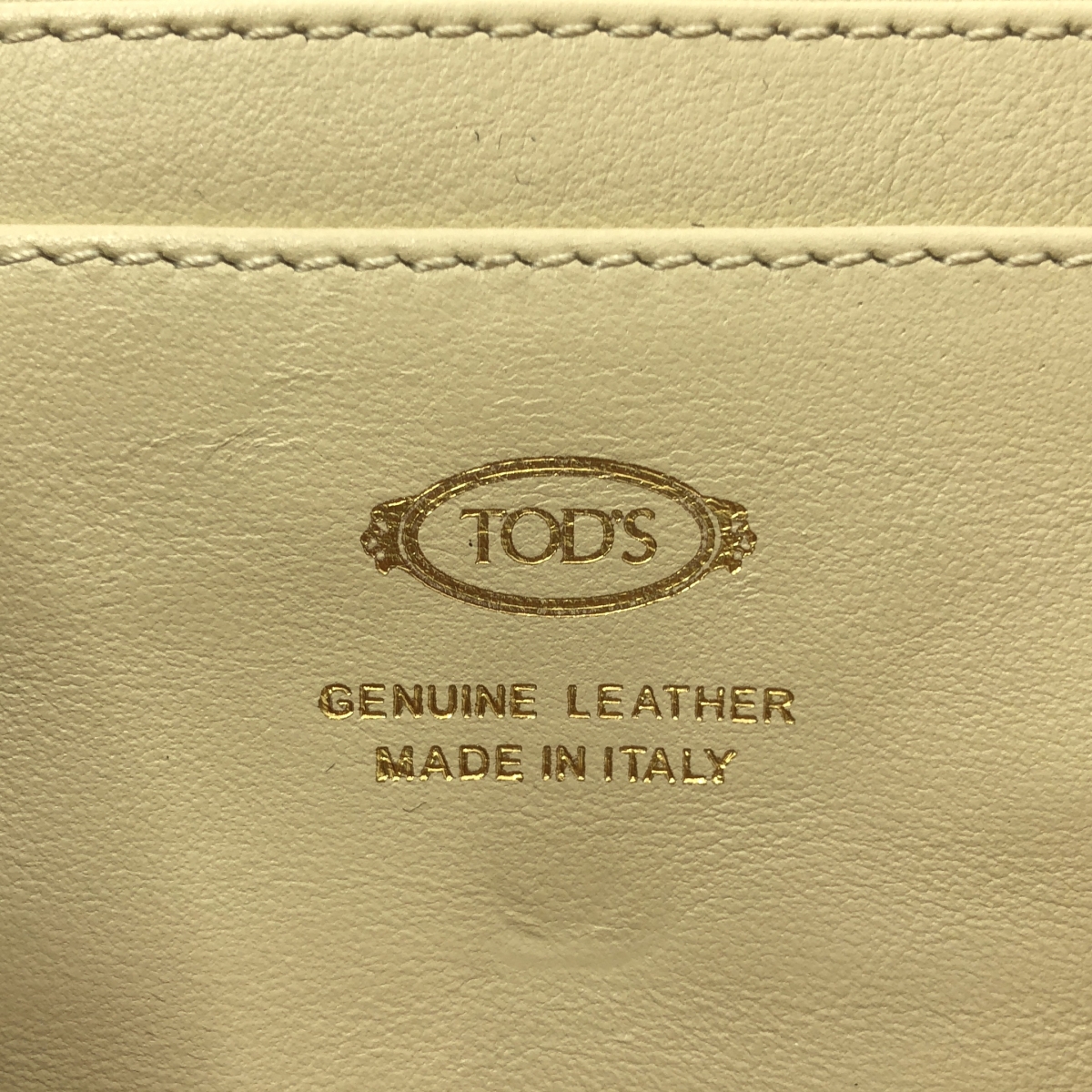 TOD'S / トッズ レザー T タイムレス フラップ  ショルダーバッグ