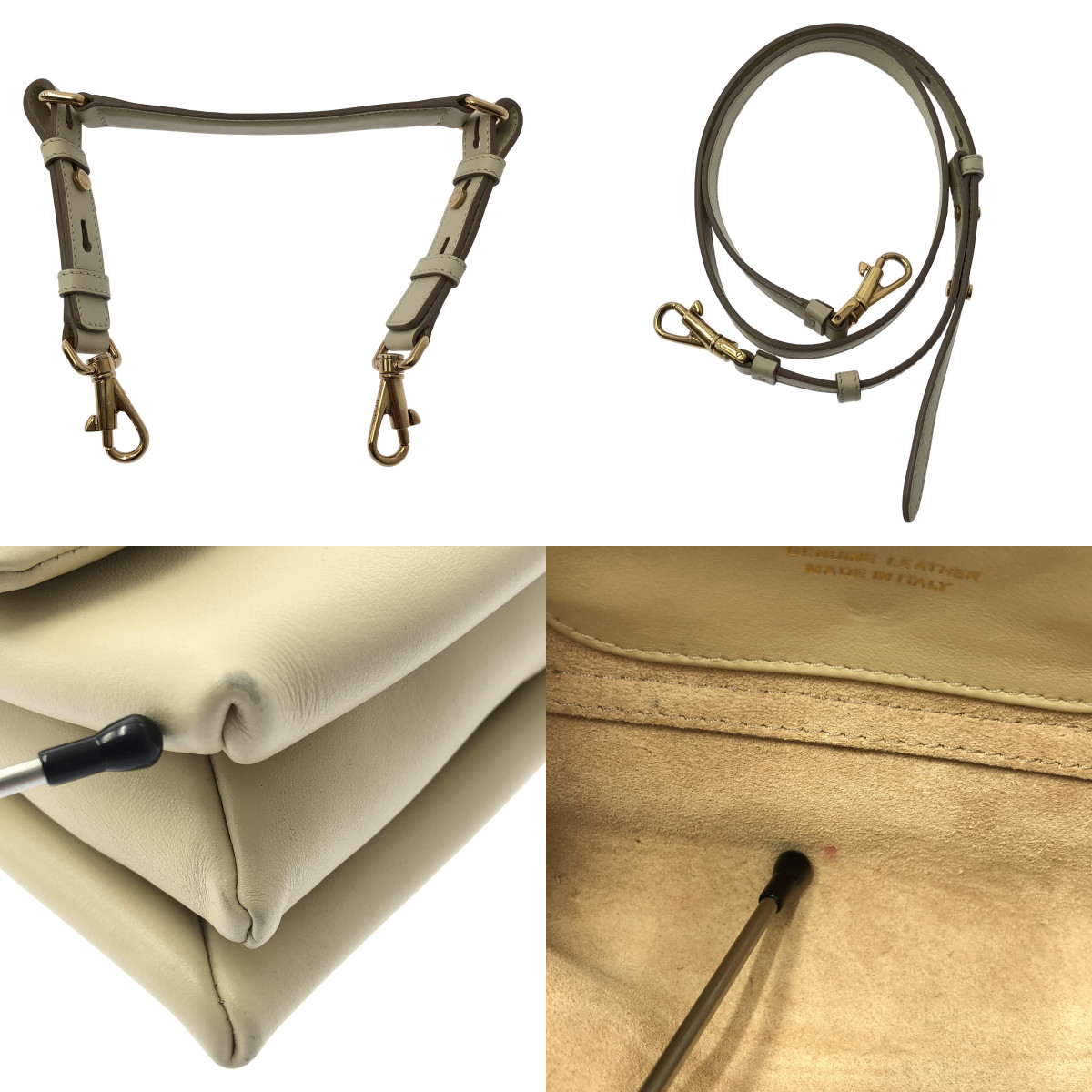 TOD'S / トッズ レザー T タイムレス フラップ  ショルダーバッグ