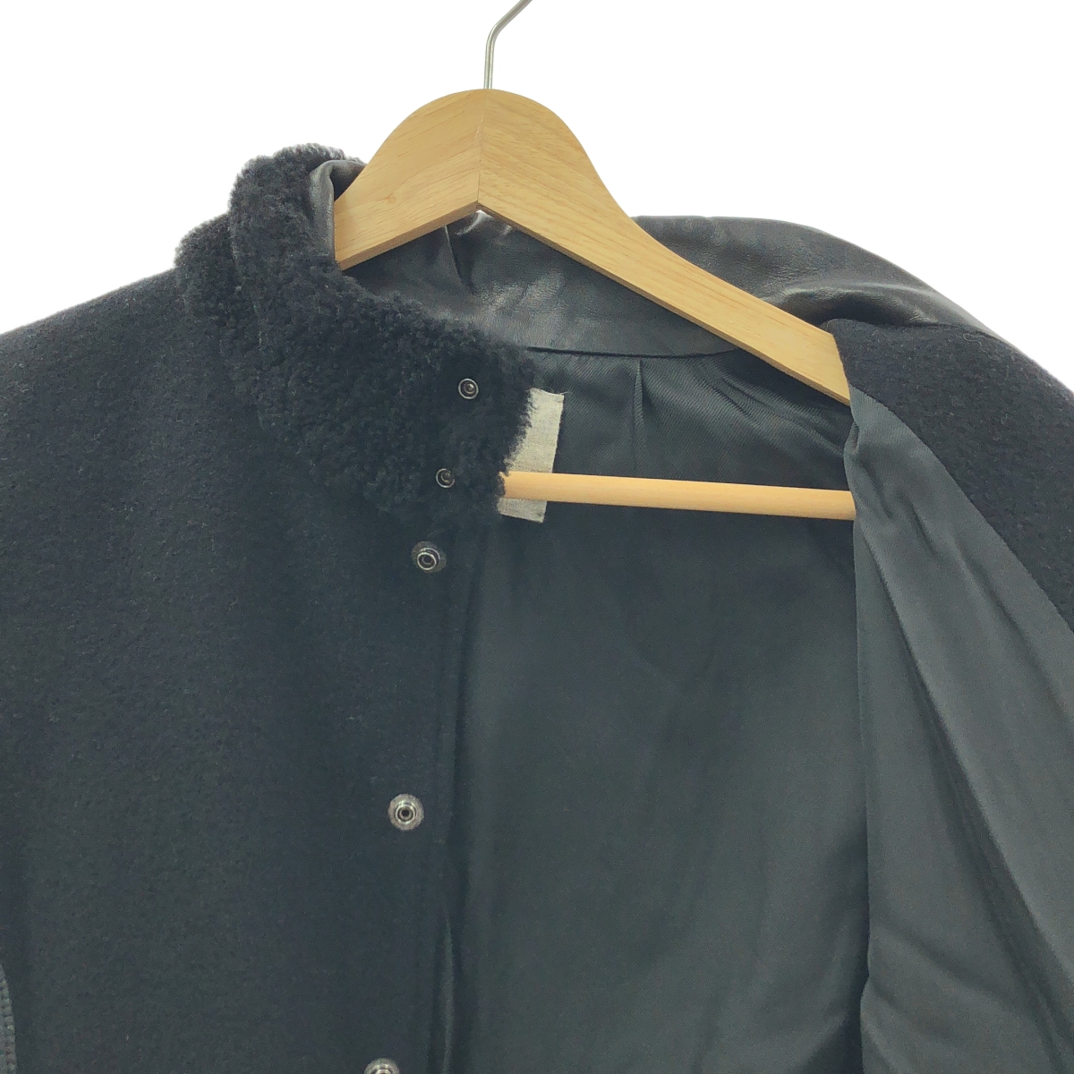 その他 レザー キルティングスリーブ スタジャン ジャケット ブルゾン