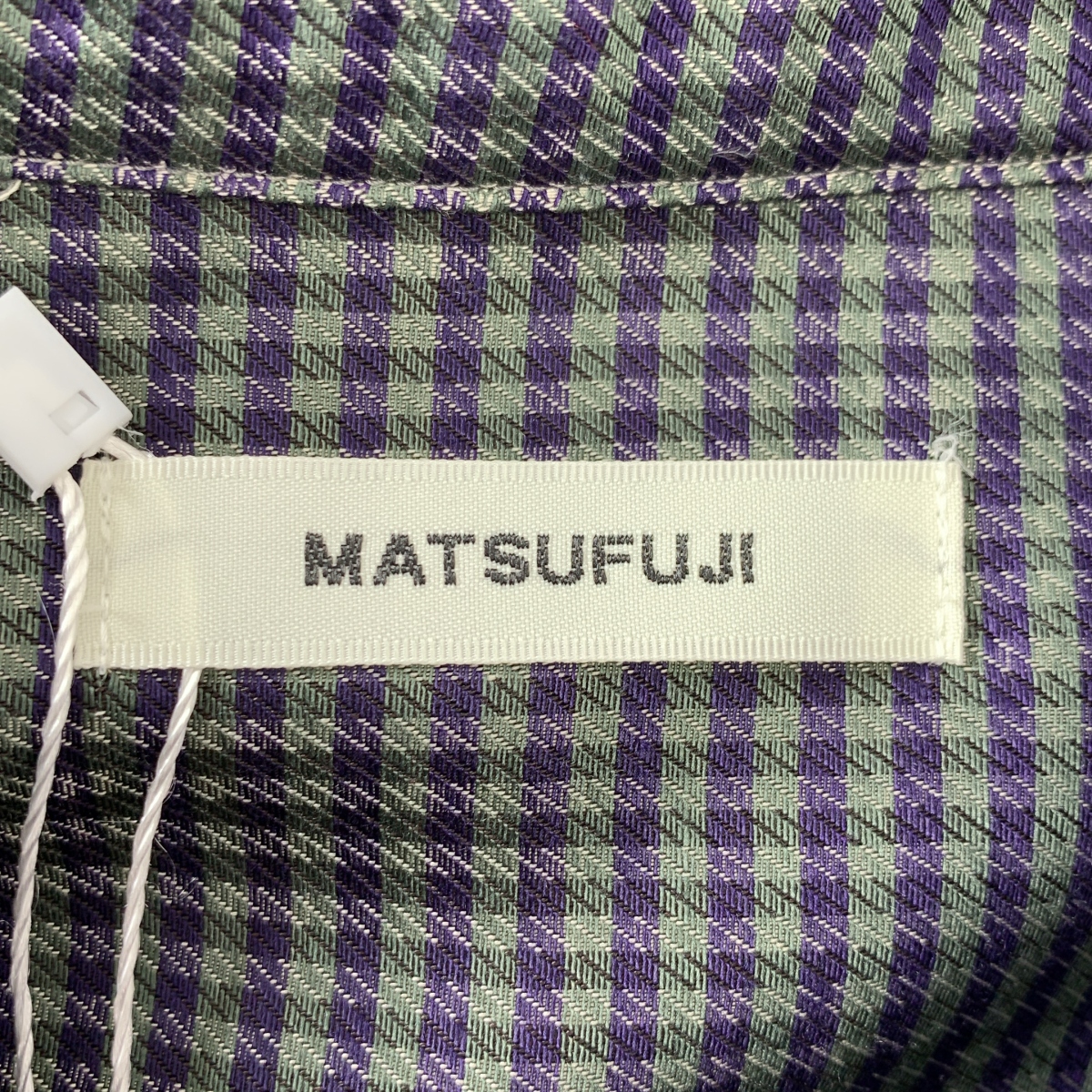 MATSUFUJI / マツフジ キュプラ チェック ユーティリティ シャツ