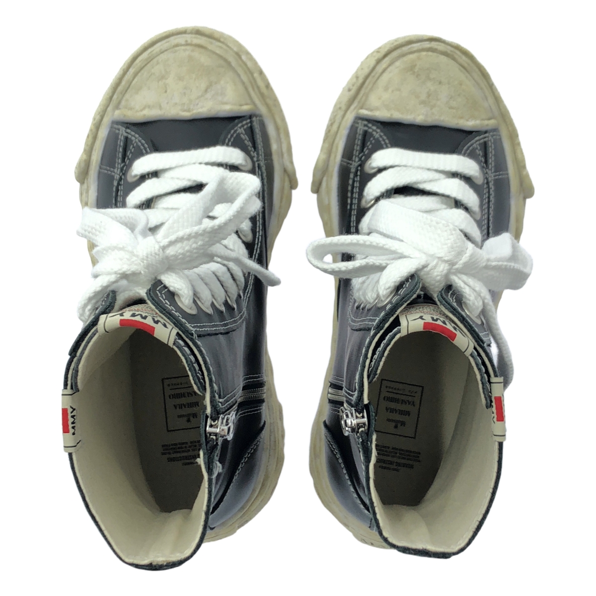 Maison MIHARA YASUHIRO / メゾンミハラヤスヒロ 【EXCLUSIVE EDITION】 PETERSON23 / OG Sole Leather Extra High-top Sneaker / レザー ハイカットスニーカー