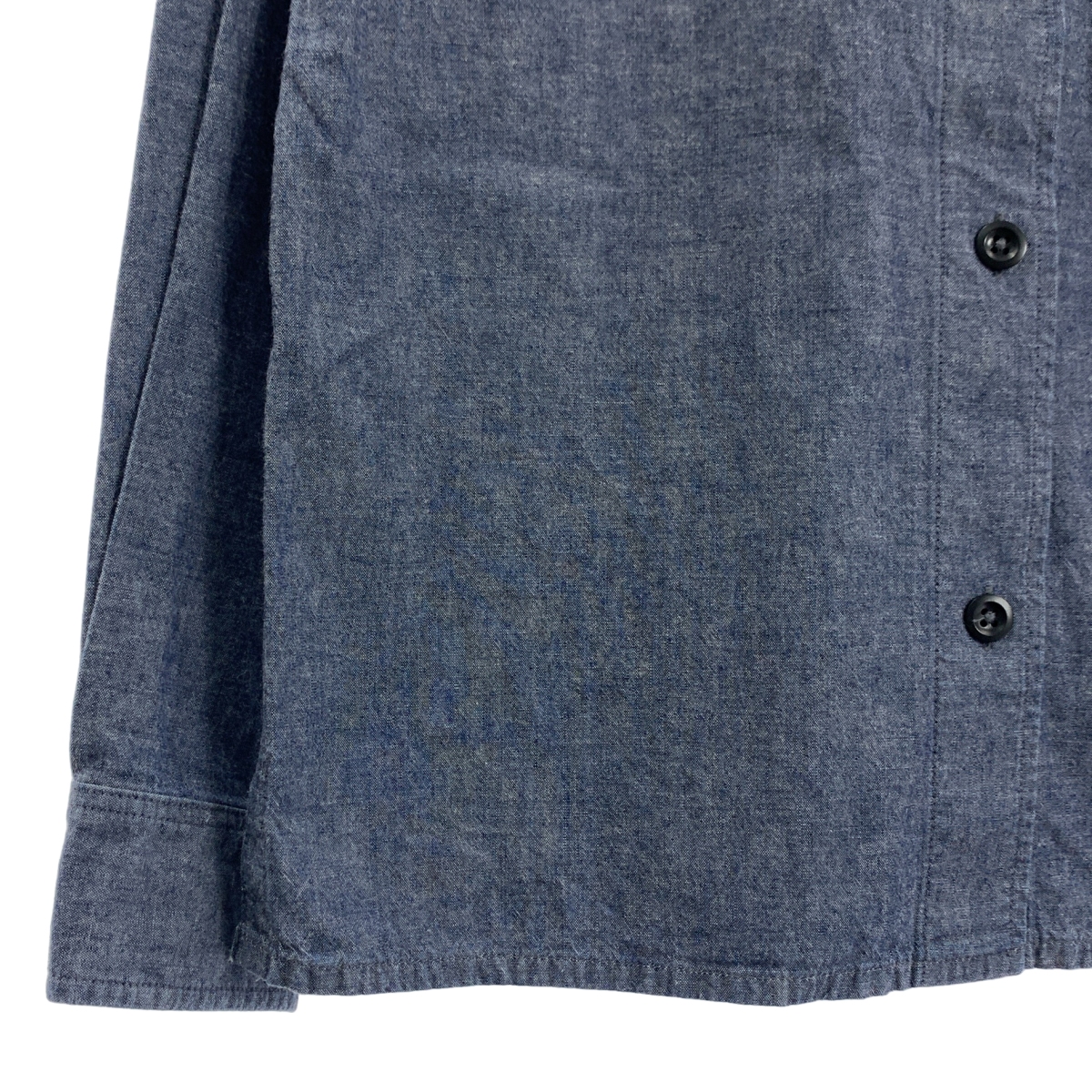 MHL. / エムエイチエルマーガレットハウエル コットン シャンブレーシャツ