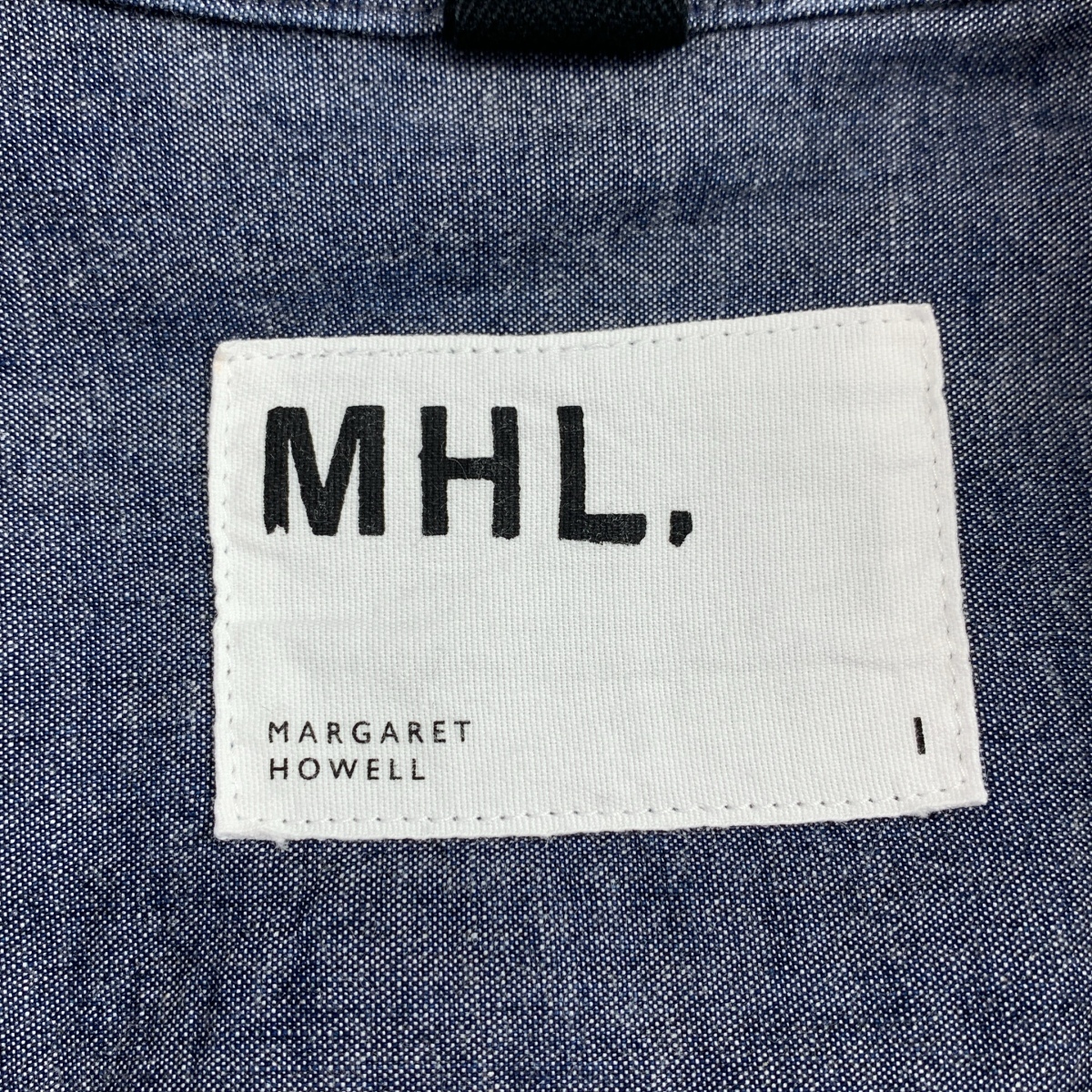 MHL. / エムエイチエルマーガレットハウエル コットン シャンブレーシャツ