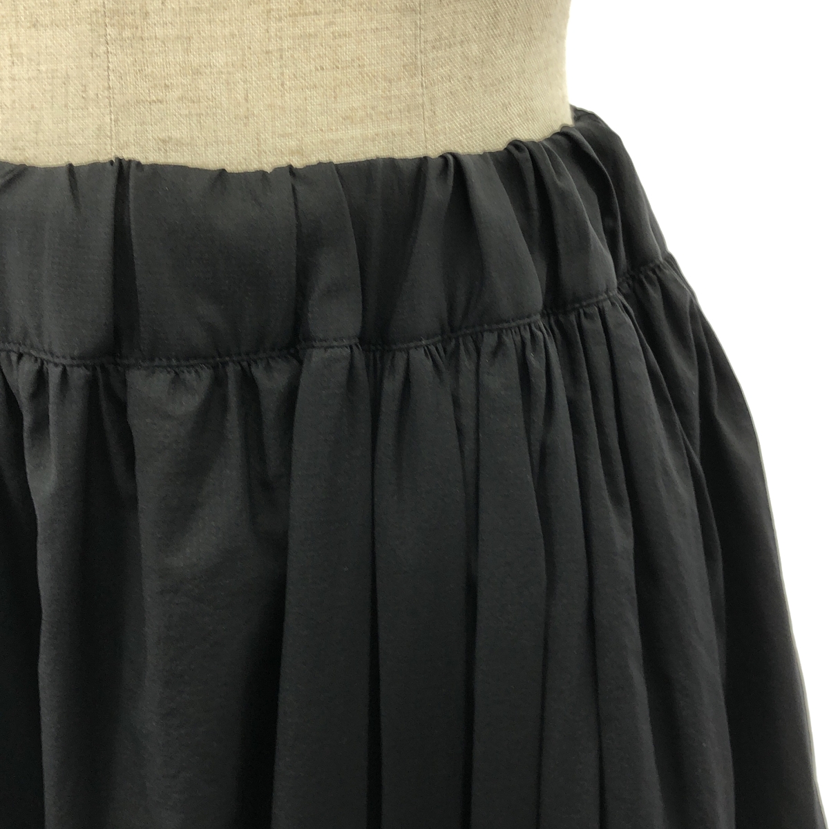 Y-3 / ワイスリー サイドライン ギャザー アシンメトリー ロングスカート