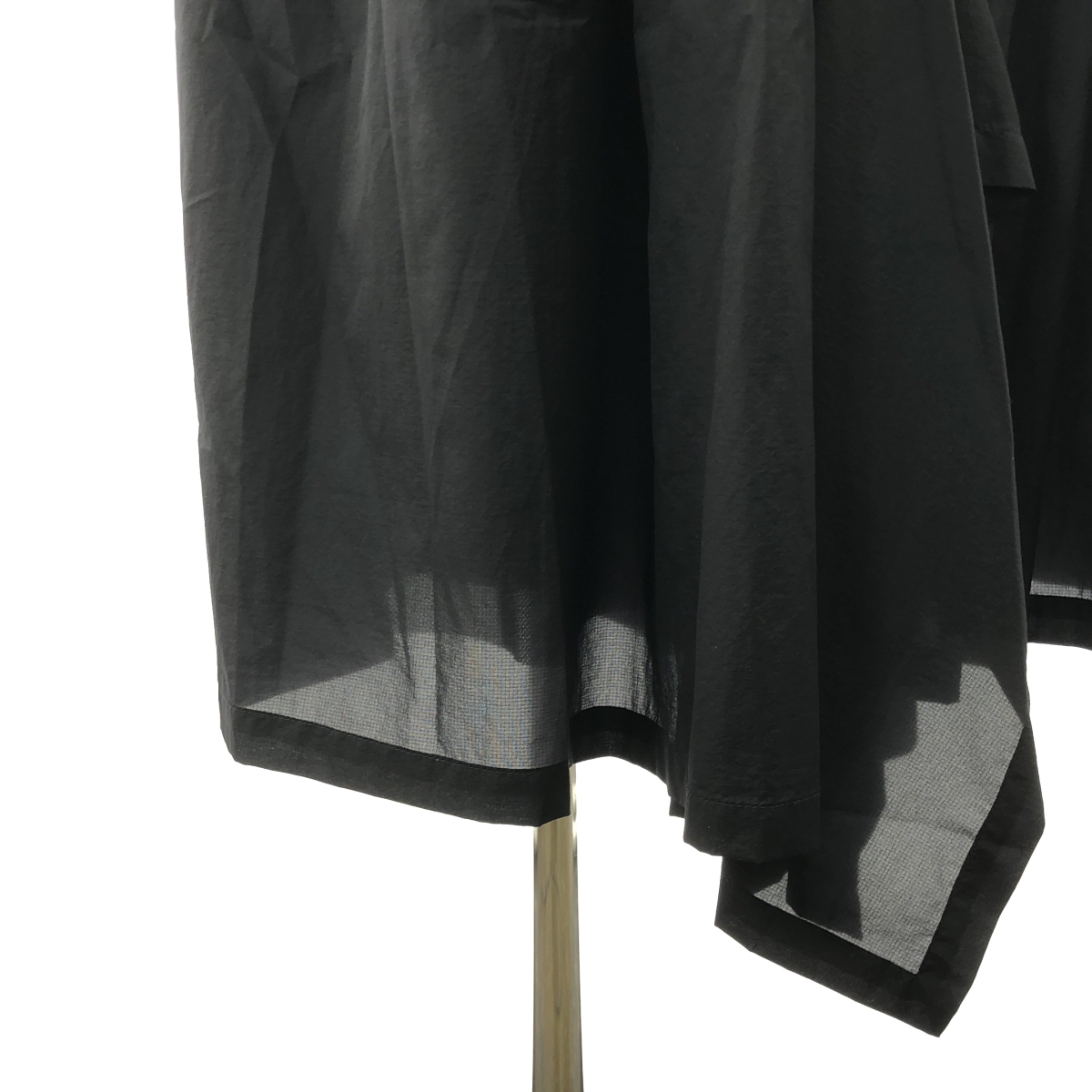 Y-3 / ワイスリー サイドライン ギャザー アシンメトリー ロングスカート