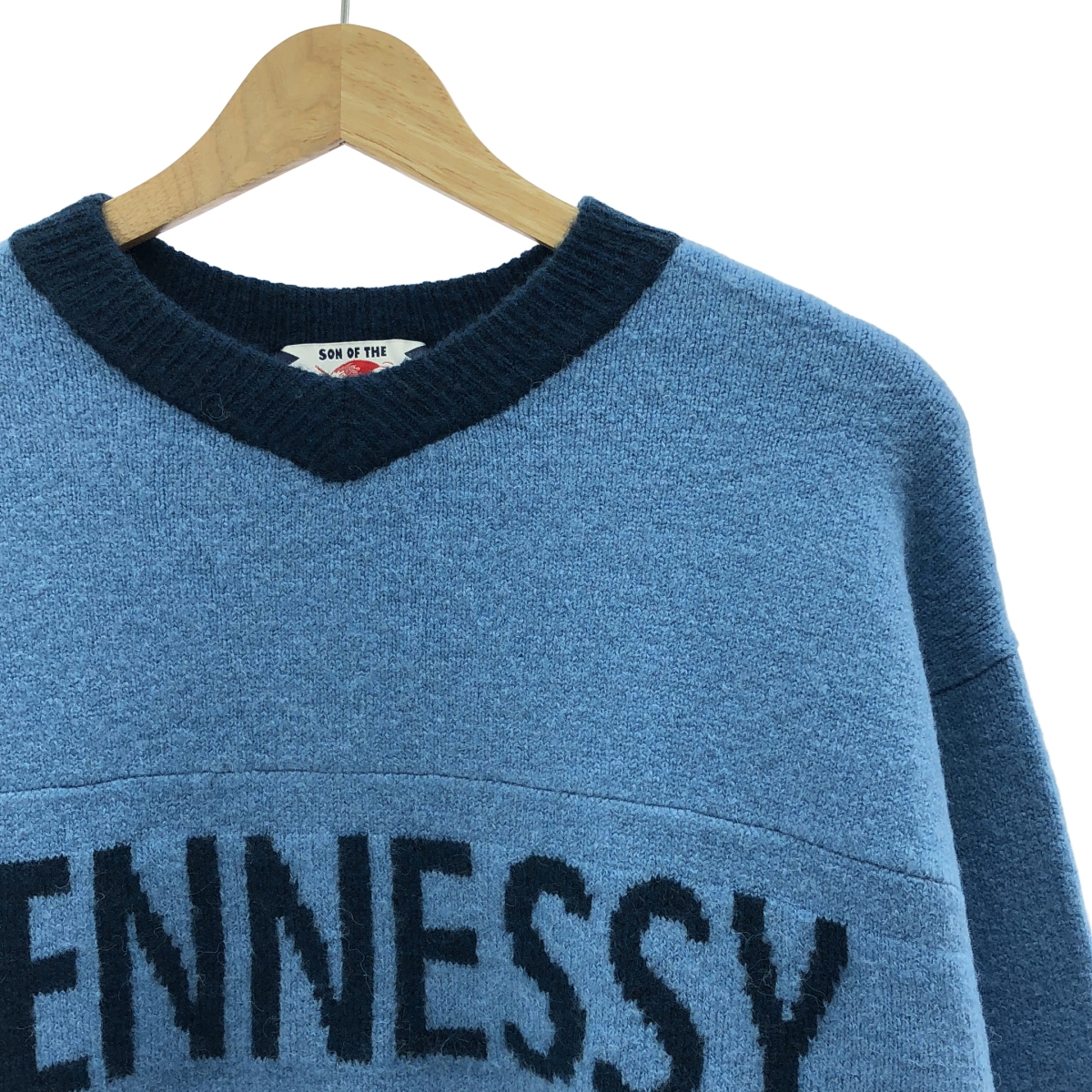 SON OF THE CHEESE / サノバチーズ HENNY FOOTBALL SWEATER ウール フットボール ニット