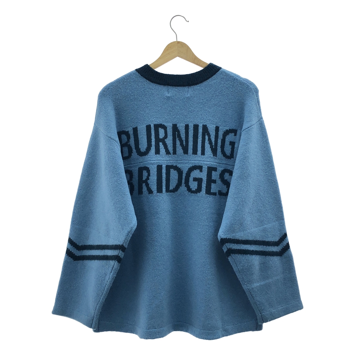 SON OF THE CHEESE / サノバチーズ HENNY FOOTBALL SWEATER ウール フットボール ニット