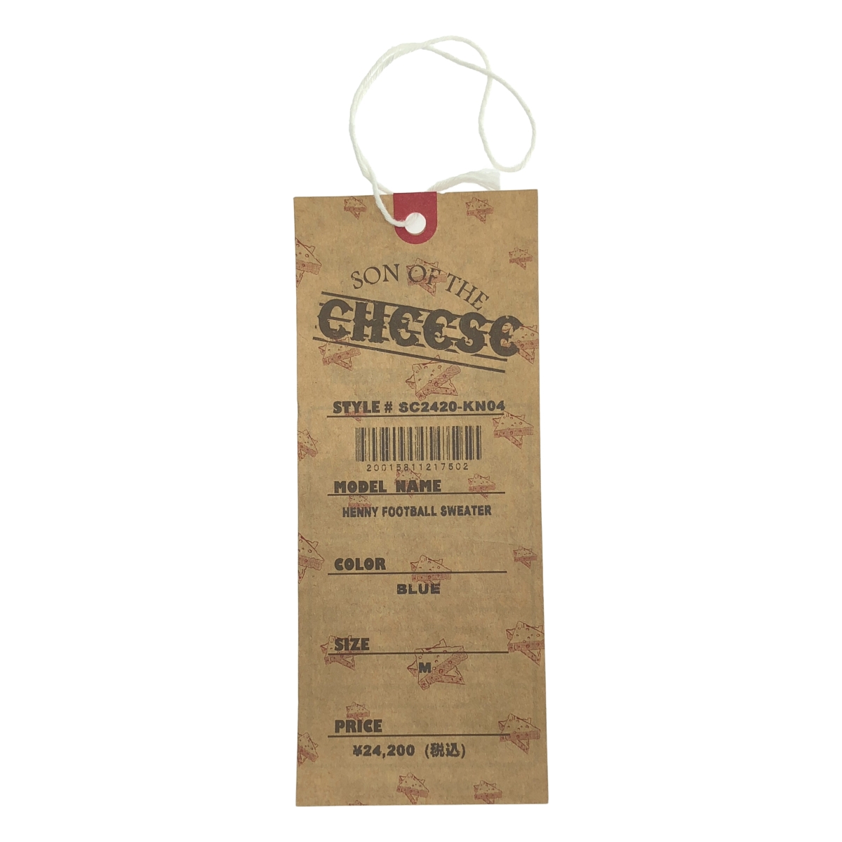 SON OF THE CHEESE / サノバチーズ HENNY FOOTBALL SWEATER ウール フットボール ニット