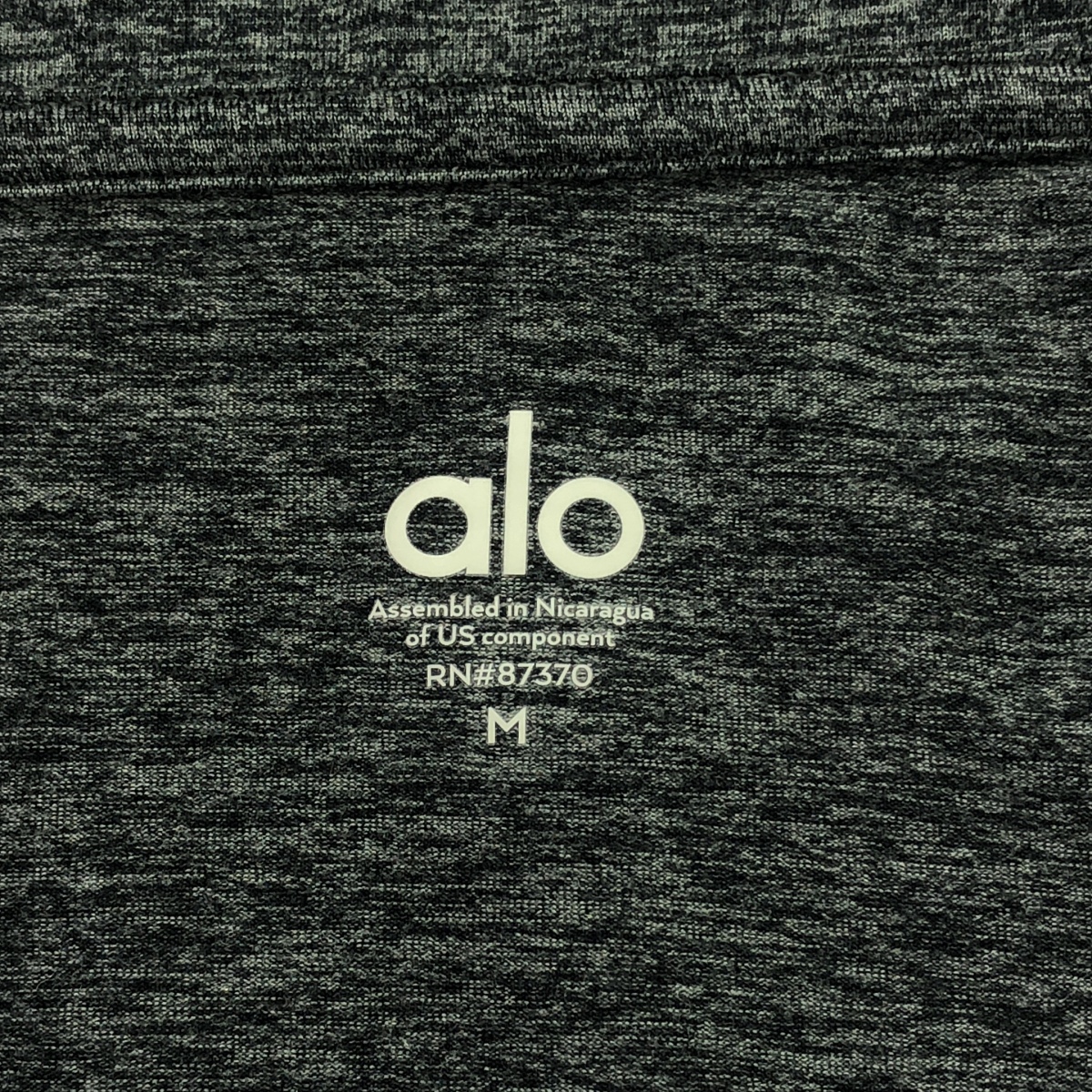 alo / アロー Conquer 1/4 Zip Reform Long Sleeve コンカーリフォーム ハーフジップ ロングスリーブカットソー