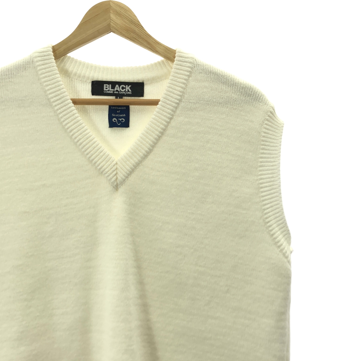BLACK COMME des GARCONS / ブラックコムデギャルソン LOCHAVEN of SCOTLAND アクリル ニット ベスト