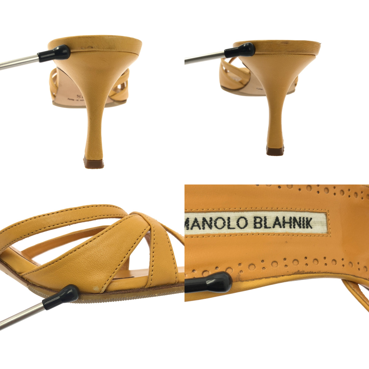 MANOLO BLAHNIK / マノロブラニク MACULA / レザー ミュール サンダル