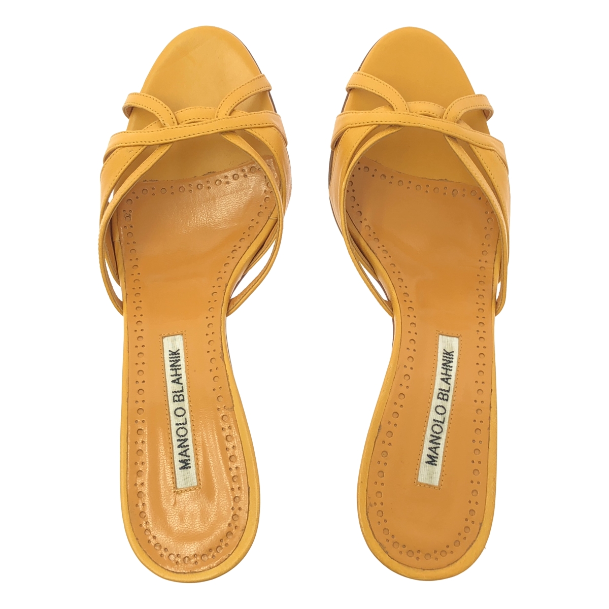 MANOLO BLAHNIK / マノロブラニク MACULA / レザー ミュール サンダル