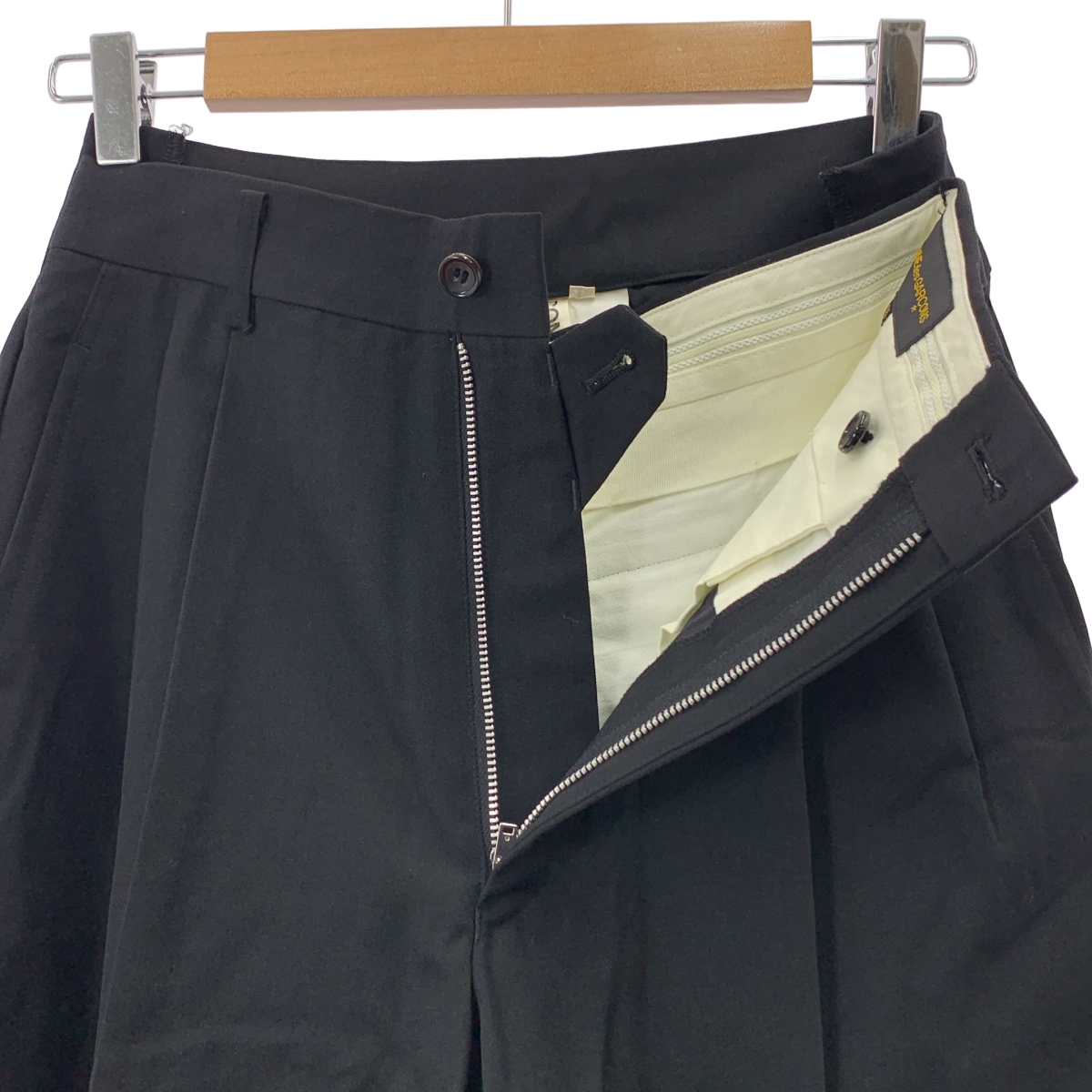 COMME des GARCONS / コムデギャルソン ウール タック バックギャザー スカート パンツ