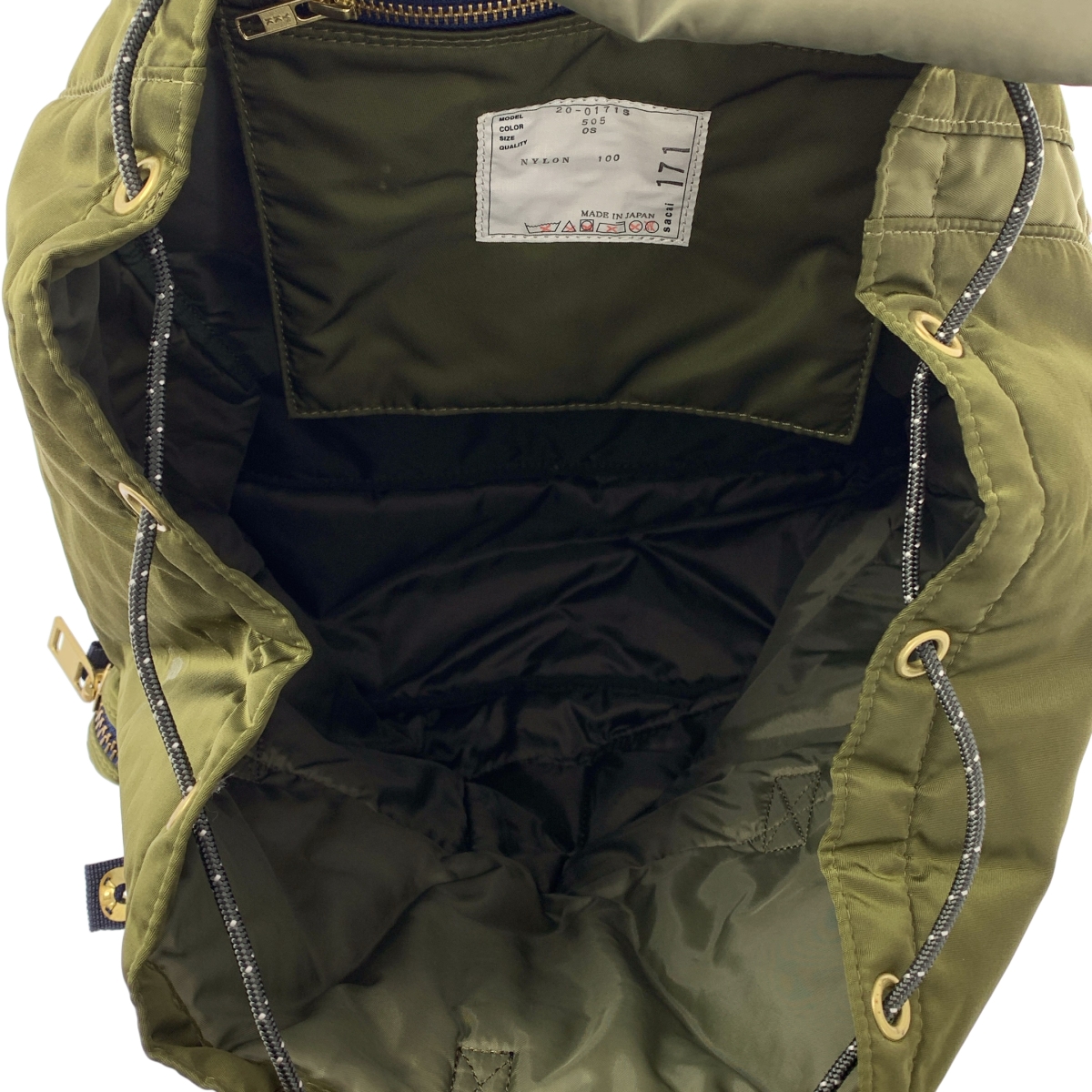 sacai / サカイ ×PORTER / Double Pocket Backpack ナイロンバックパック リュック