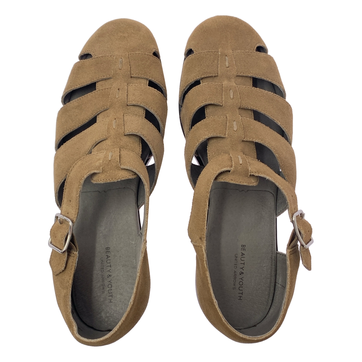 BEAUTY&YOUTH / ビューティーアンドユース スエード グルカサンダル シューズ