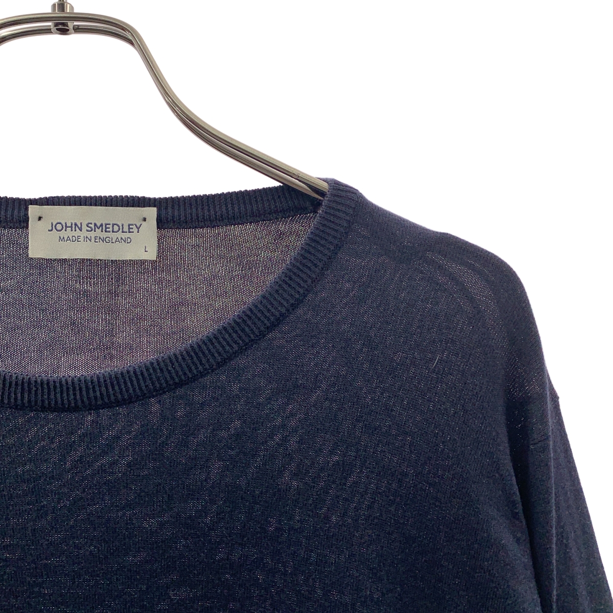 JOHN SMEDLEY / ジョンスメドレー コットン クルーネック ニット