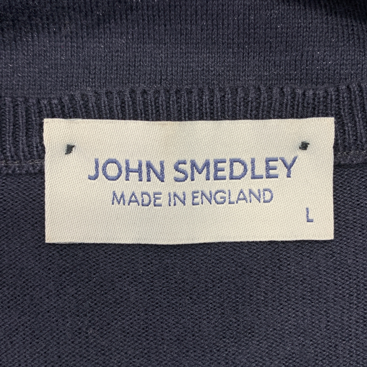 JOHN SMEDLEY / ジョンスメドレー コットン クルーネック ニット