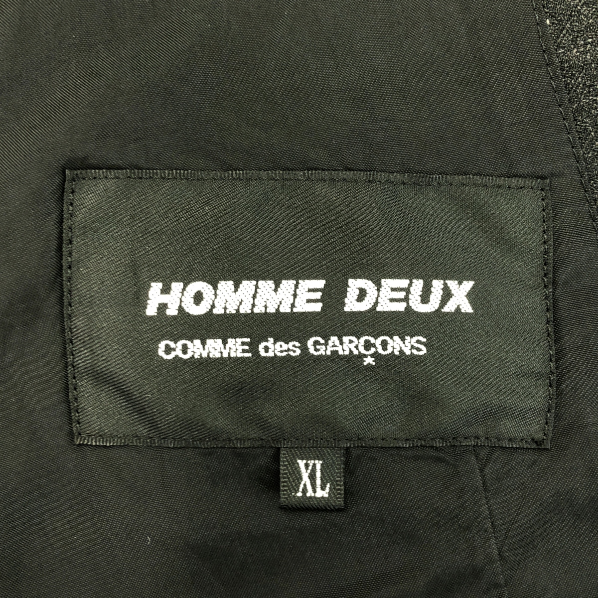 COMME des GARCONS HOMME DEUX / コムデギャルソンオムドゥ ダイヤ柄 ポリウール 2B テーラードジャケット