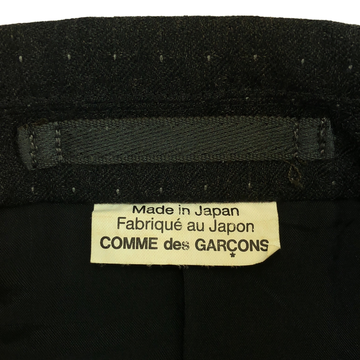 COMME des GARCONS HOMME DEUX / コムデギャルソンオムドゥ ダイヤ柄 ポリウール 2B テーラードジャケット