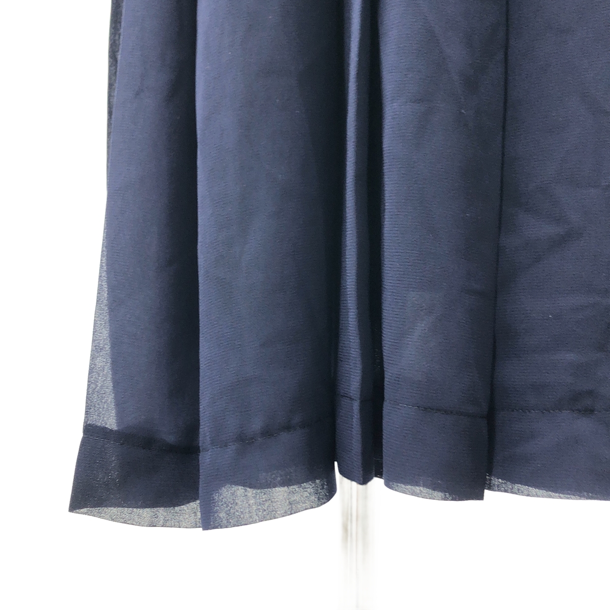 COMME des GARCONS COMME des GARCONS / コムコム プリーツ シフォン  吊り ロング スカート