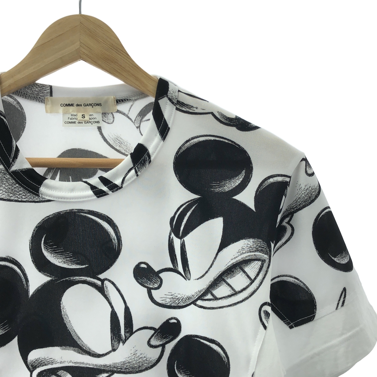 COMME des GARCONS / コムデギャルソン × Disney mickey / ディズニー ミッキー 総柄 Tシャツ カットソー