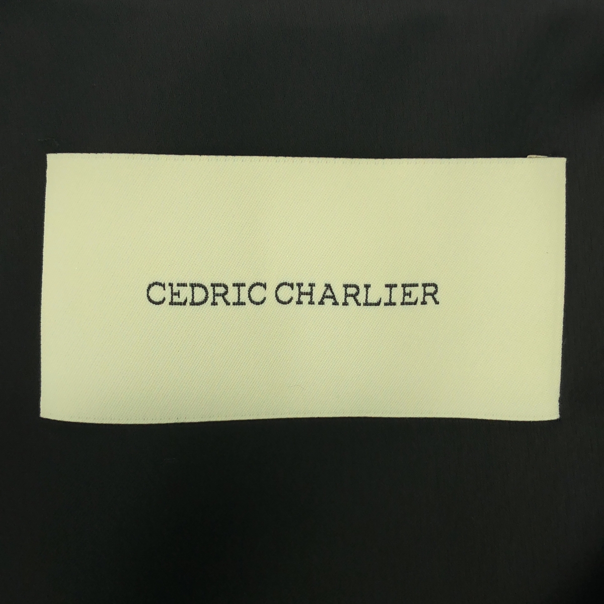 CEDRIC CHARLIER / セドリックシャルリエ ポリエステル Vネック スリーブレス ワンピース