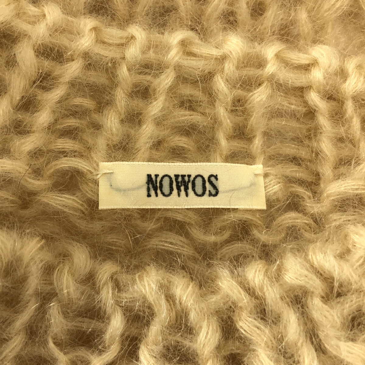 NOWOS / ノーウォス mohair pullover / ウール モヘヤ ニット セーター