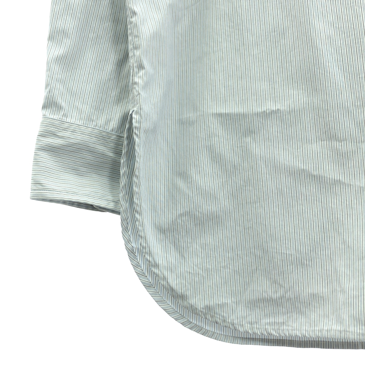 AURALEE / オーラリー WASHED FINX TWILL STRIPE SHIRTS ストライプ シャツ