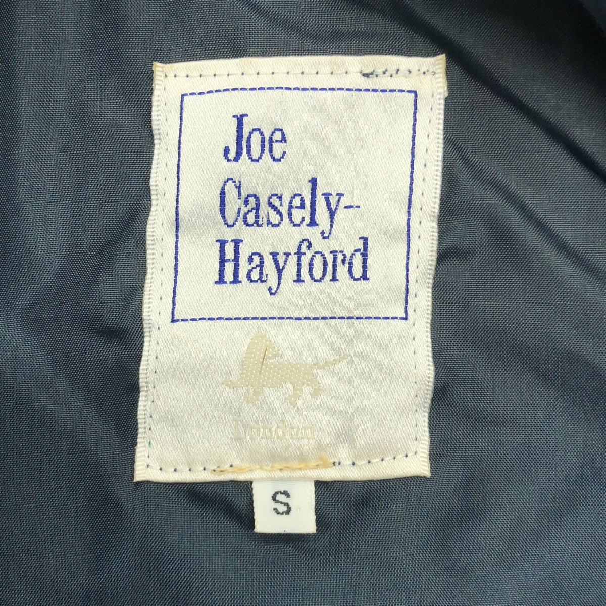 JOE CASELY HEYFORD / ジョーケイスリーヘイフォード ナイロン ジップネック プルオーバー ロングコート