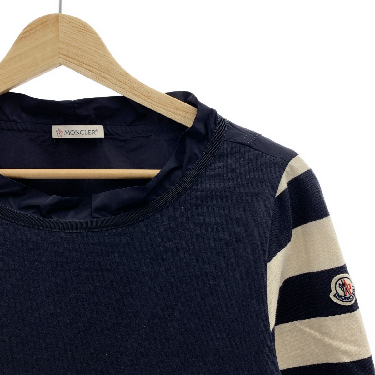 MONCLER / モンクレール ABITO CORTO / 異素材 切替 バックドローストリング ポケット付き ワンピース