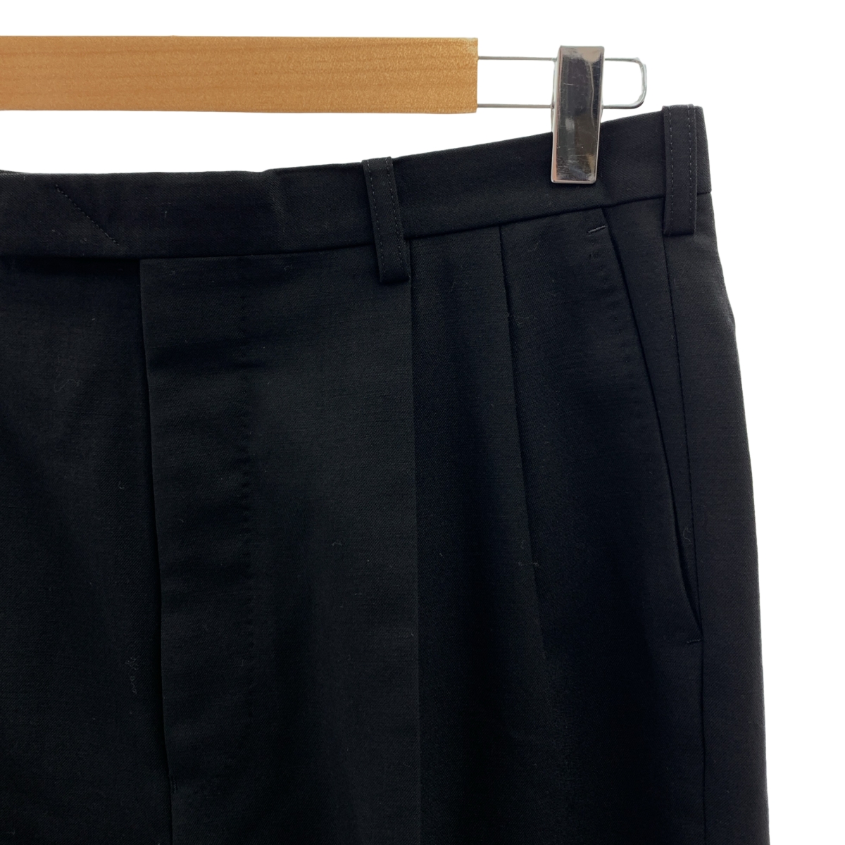 LAD MUSICIAN / ラッドミュージシャン WOOL GABARDINE 2T TAPERED SLIM  タック テーパードパンツ