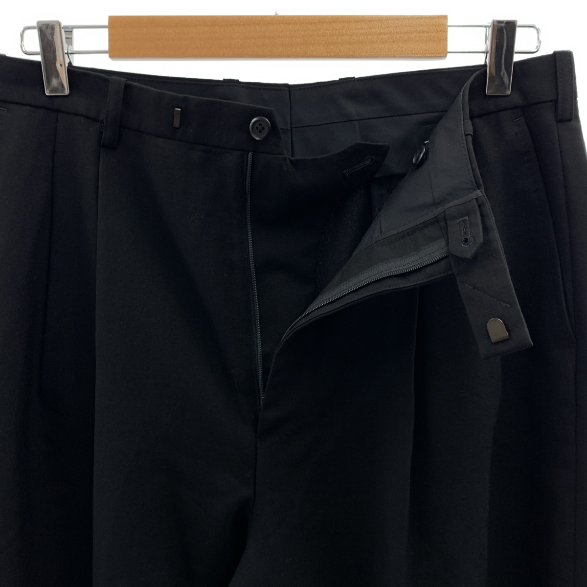 LAD MUSICIAN / ラッドミュージシャン WOOL GABARDINE 2T TAPERED SLIM  タック テーパードパンツ