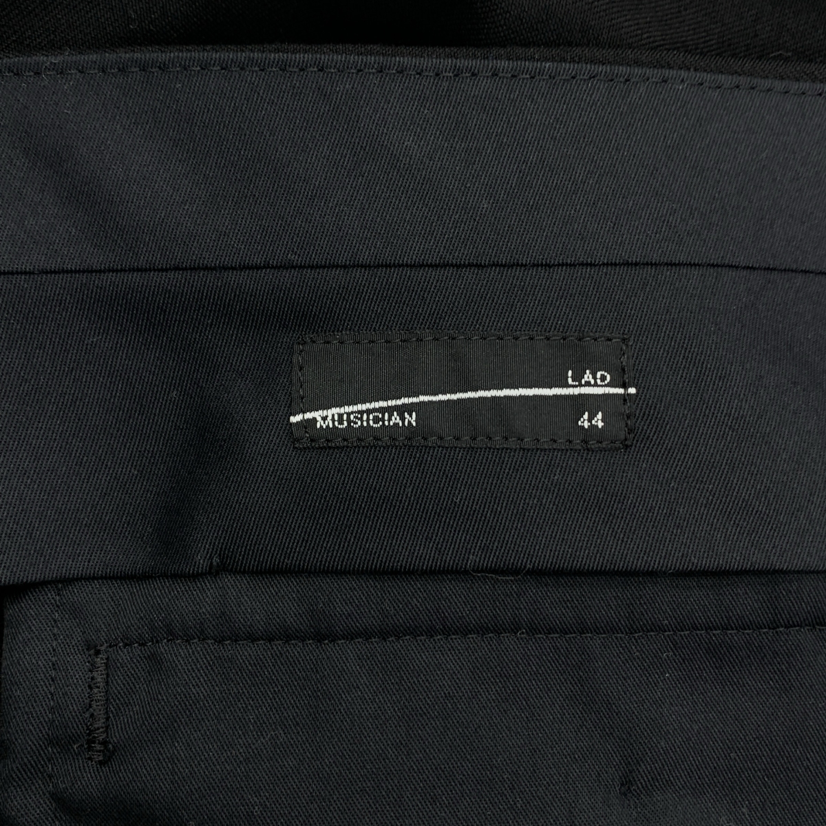 LAD MUSICIAN / ラッドミュージシャン WOOL GABARDINE 2T TAPERED SLIM  タック テーパードパンツ