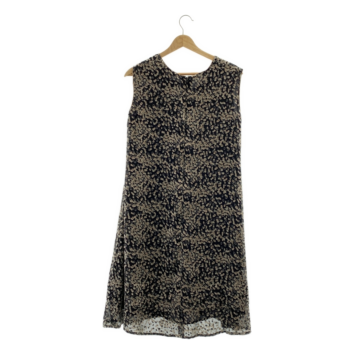 Sally Scott / サリースコット 総柄 ノースリーブ ワンピース / 総裏地