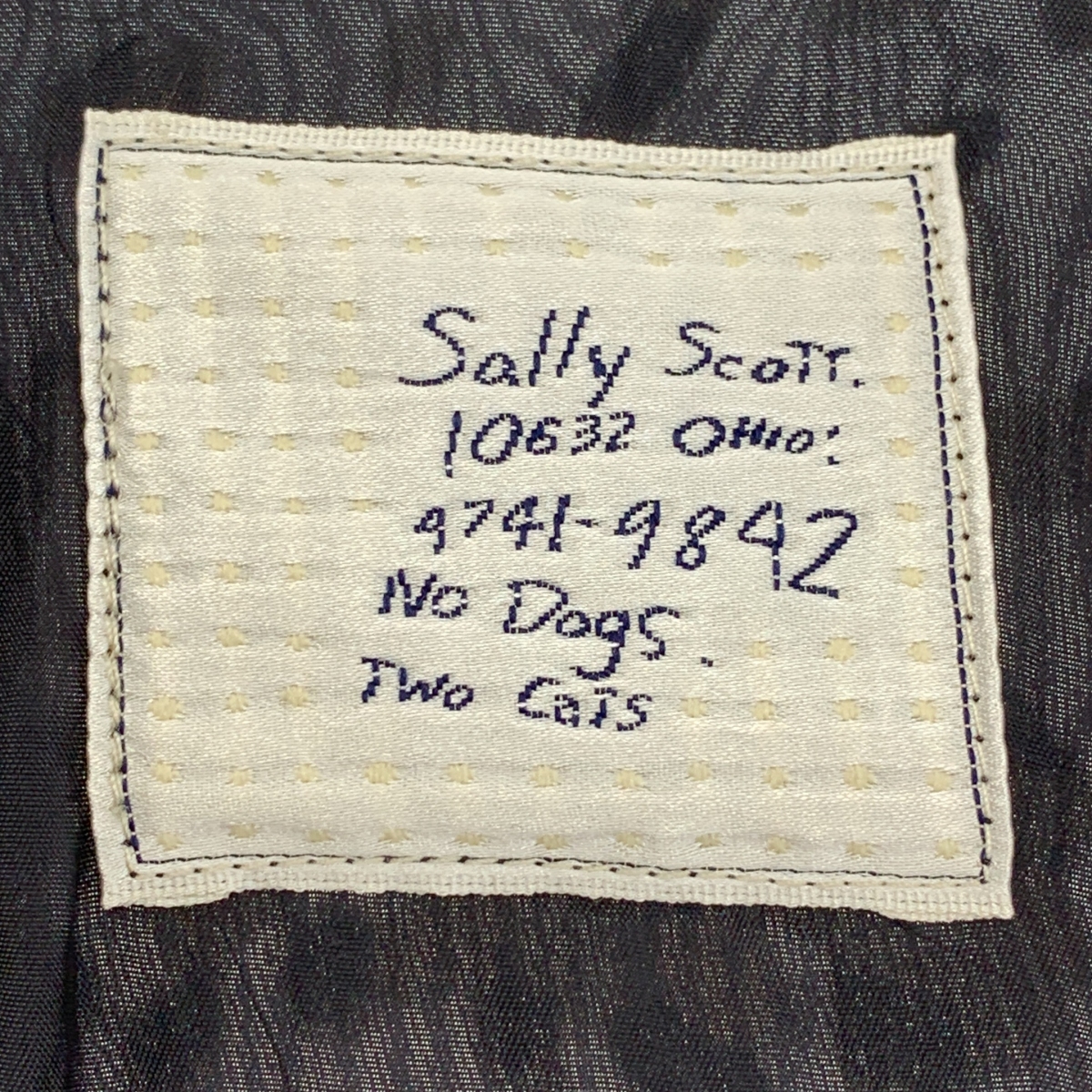 Sally Scott / サリースコット 総柄 ノースリーブ ワンピース / 総裏地