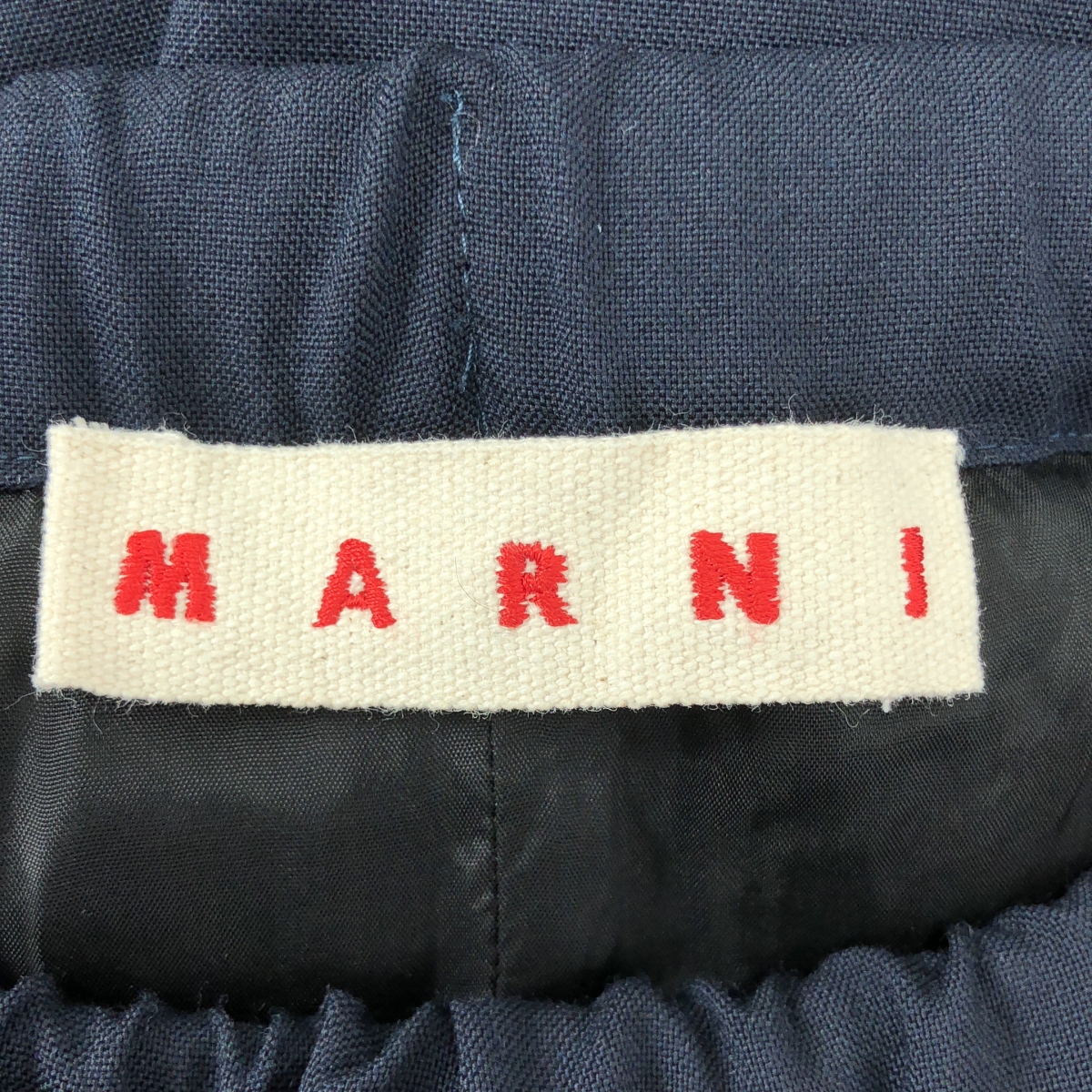 MARNI / マルニ ウール ラップデザイン ワイドパンツ
