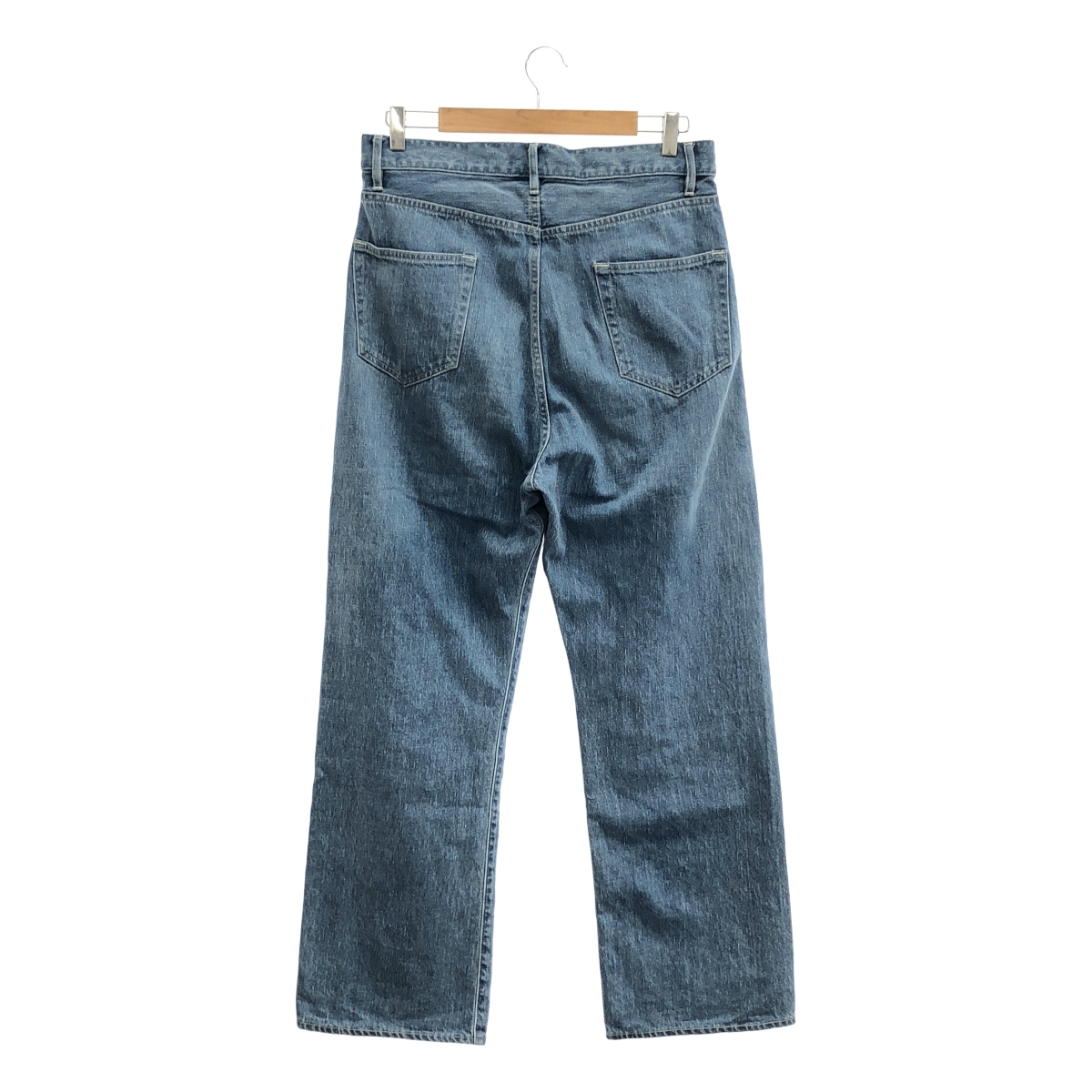 AURALEE / オーラリー SELVEDGE FADED LIGHT DENIM PANTS セルビッジ フェイデッド ライト デニムパンツ