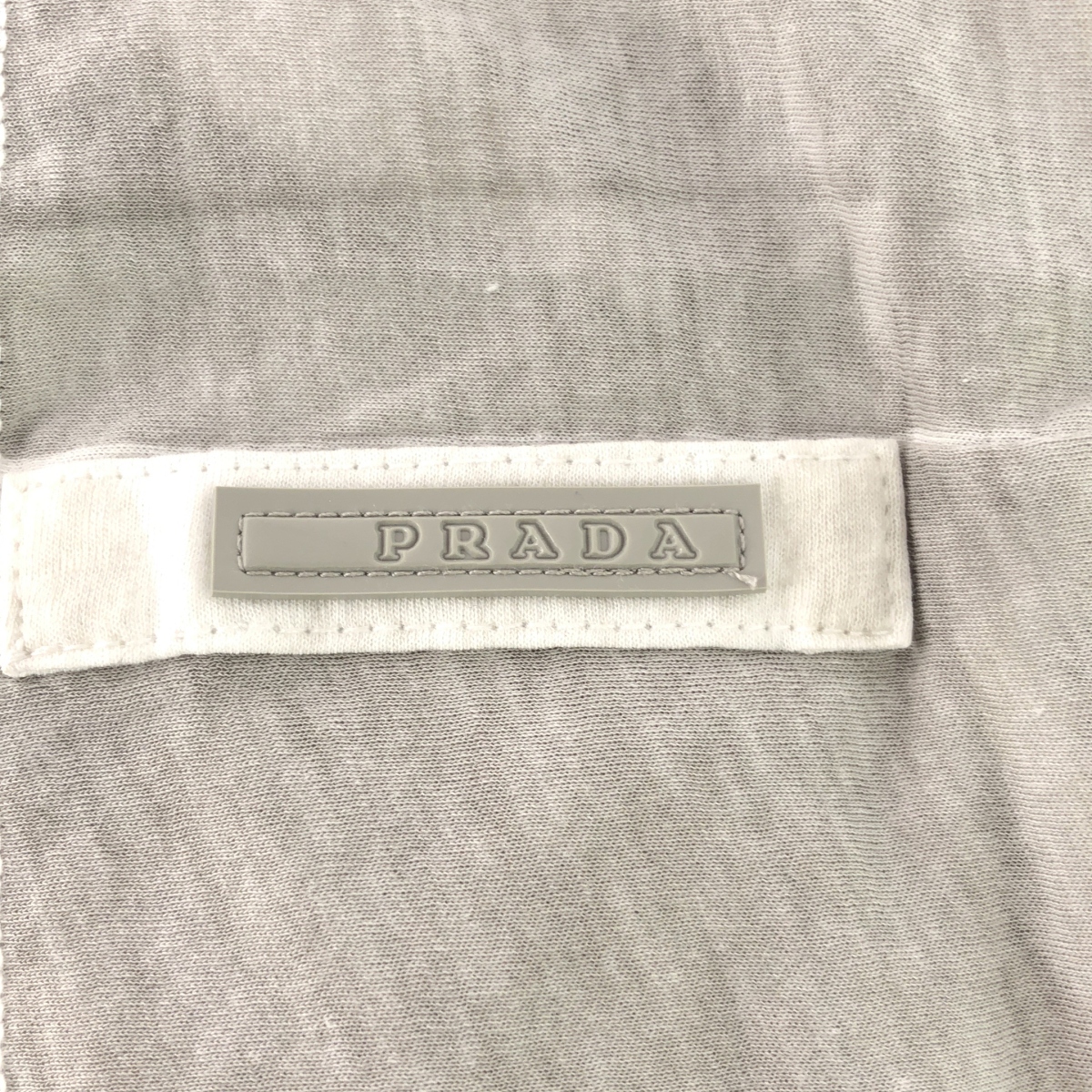 PRADA / プラダ コットン レースデザイン Tシャツ
