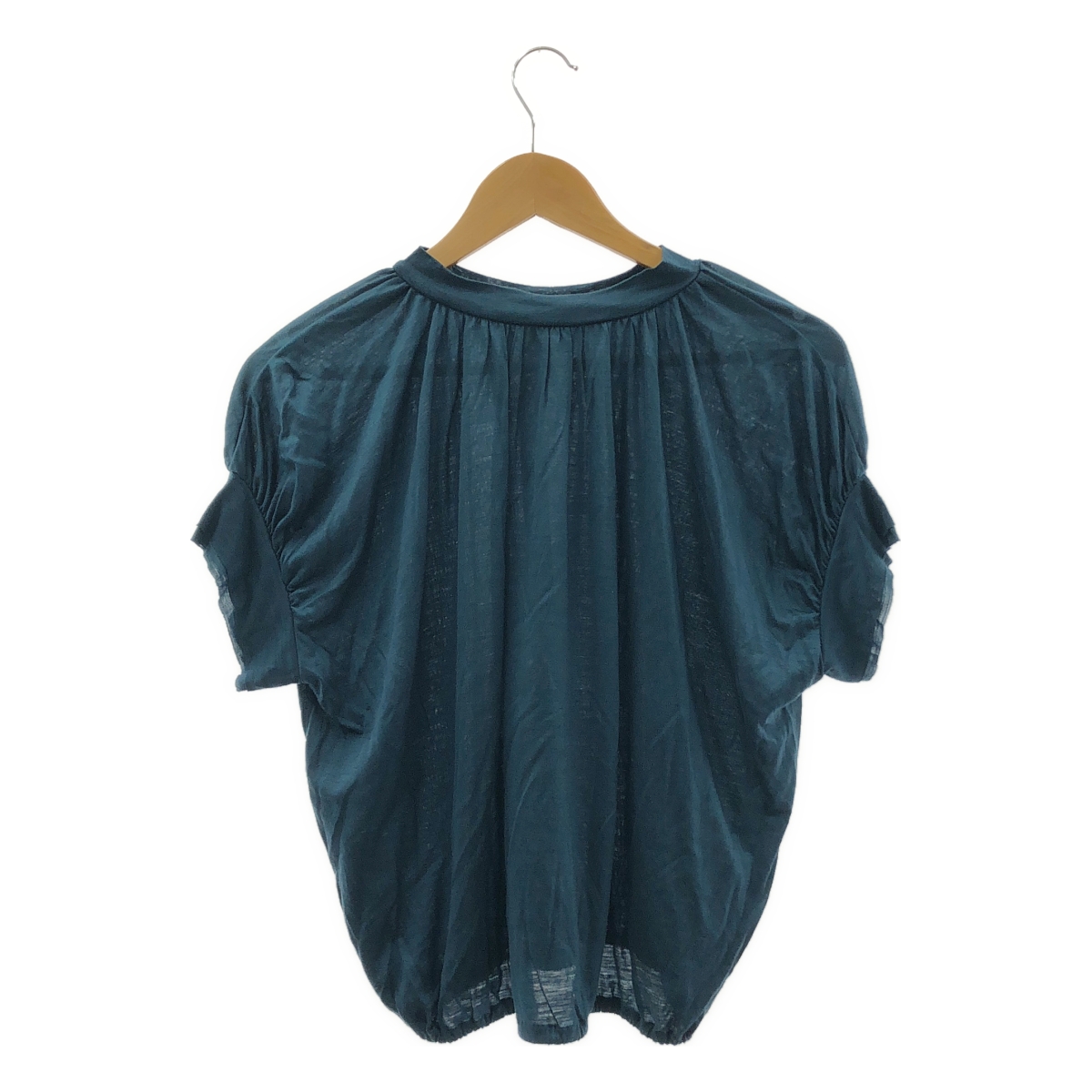 mina perhonen / ミナペルホネン calmati キュプラ ギャザー ボリューム カットソー