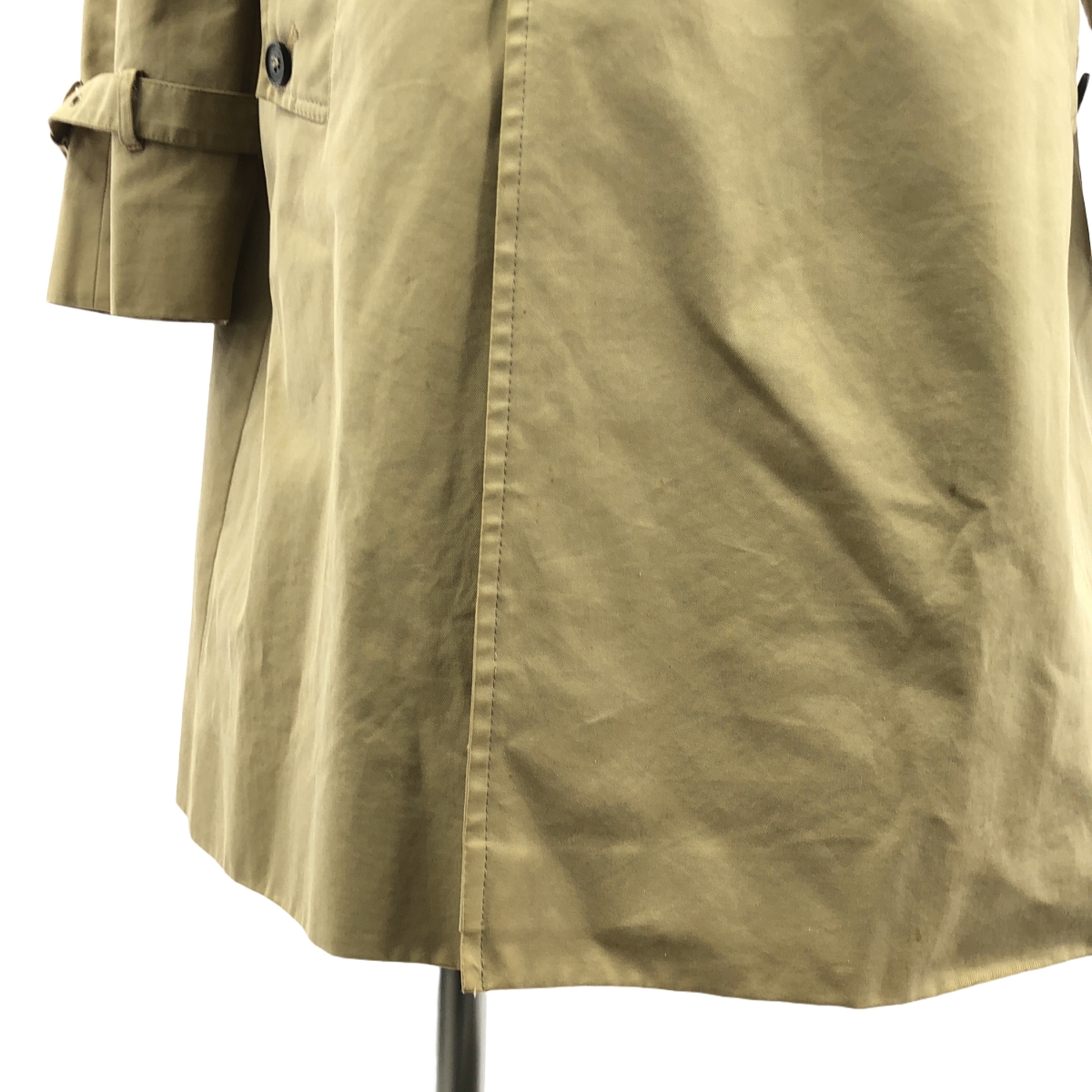 MACKINTOSH / マッキントッシュ 着脱可シャギーカラー ベルテッド トレンチコート / ロゴ総裏地