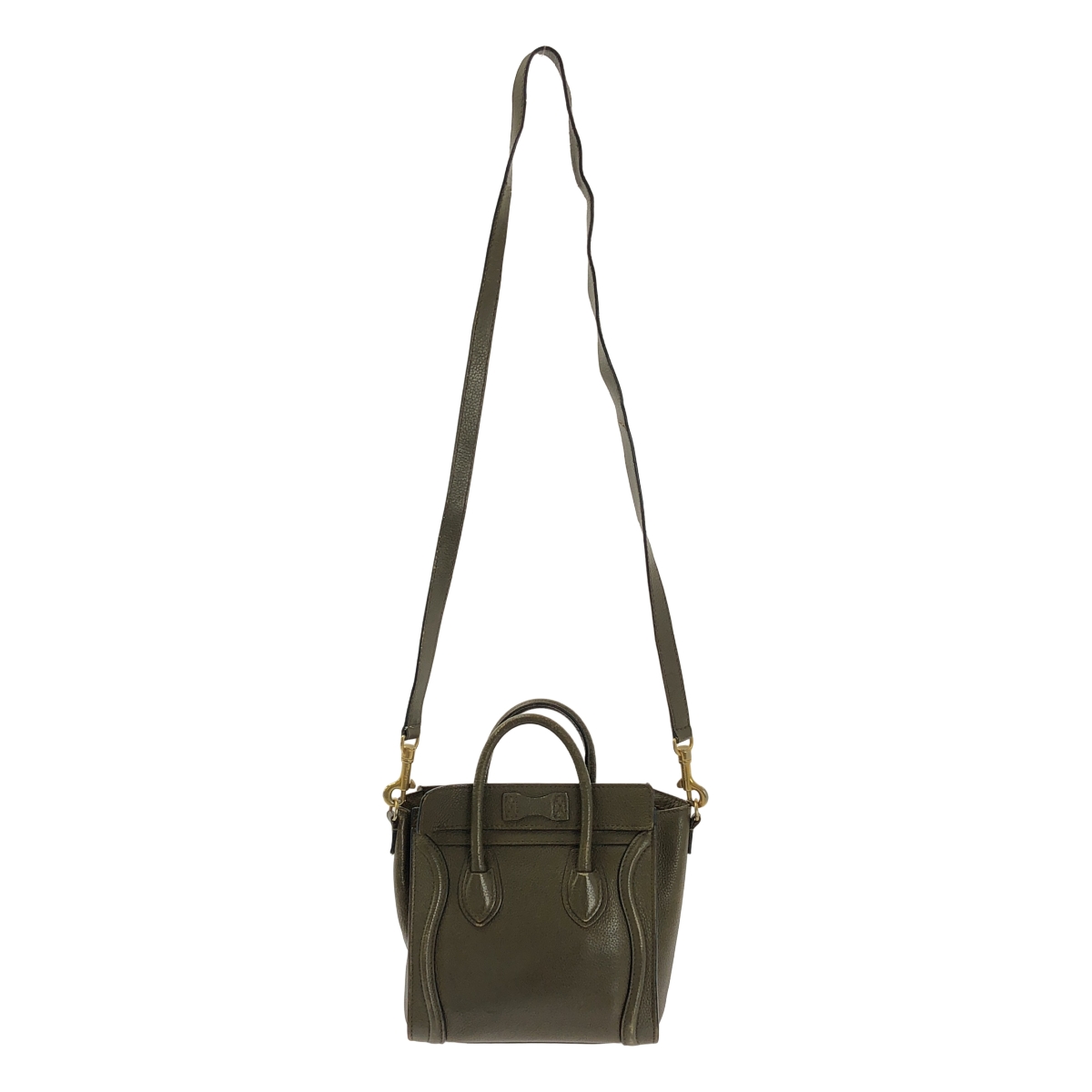 CELINE / セリーヌ ナノショッパー レザー 2way ショルダーバッグ