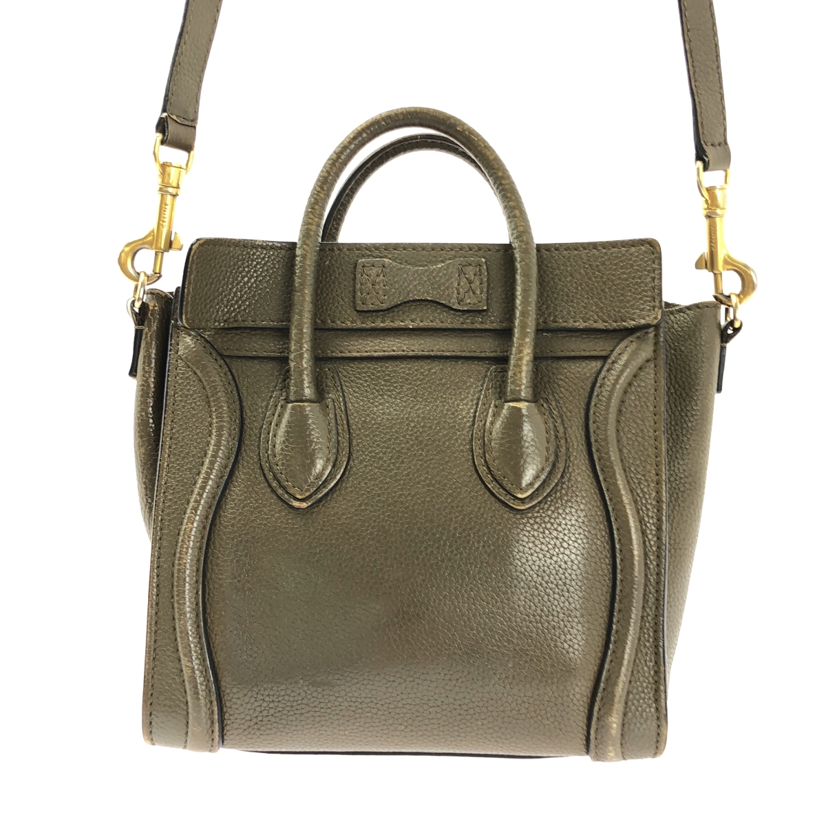 CELINE / セリーヌ ナノショッパー レザー 2way ショルダーバッグ