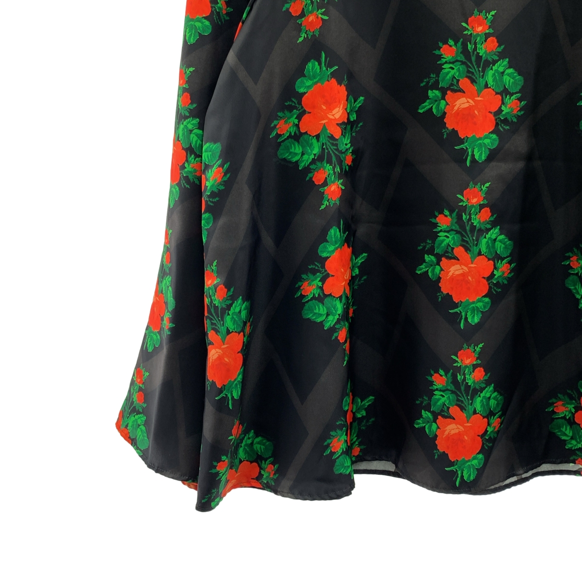 MUVEIL / ミュベール フラワープリント プルオーバー ブラウス シャツ