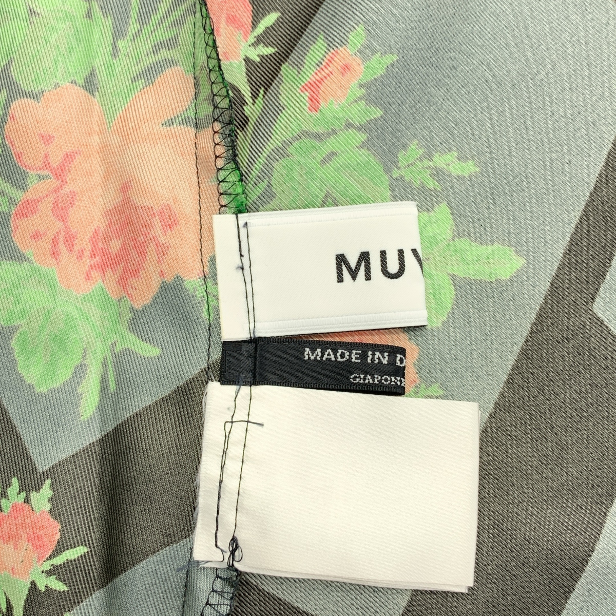 MUVEIL / ミュベール フラワープリント プルオーバー ブラウス シャツ