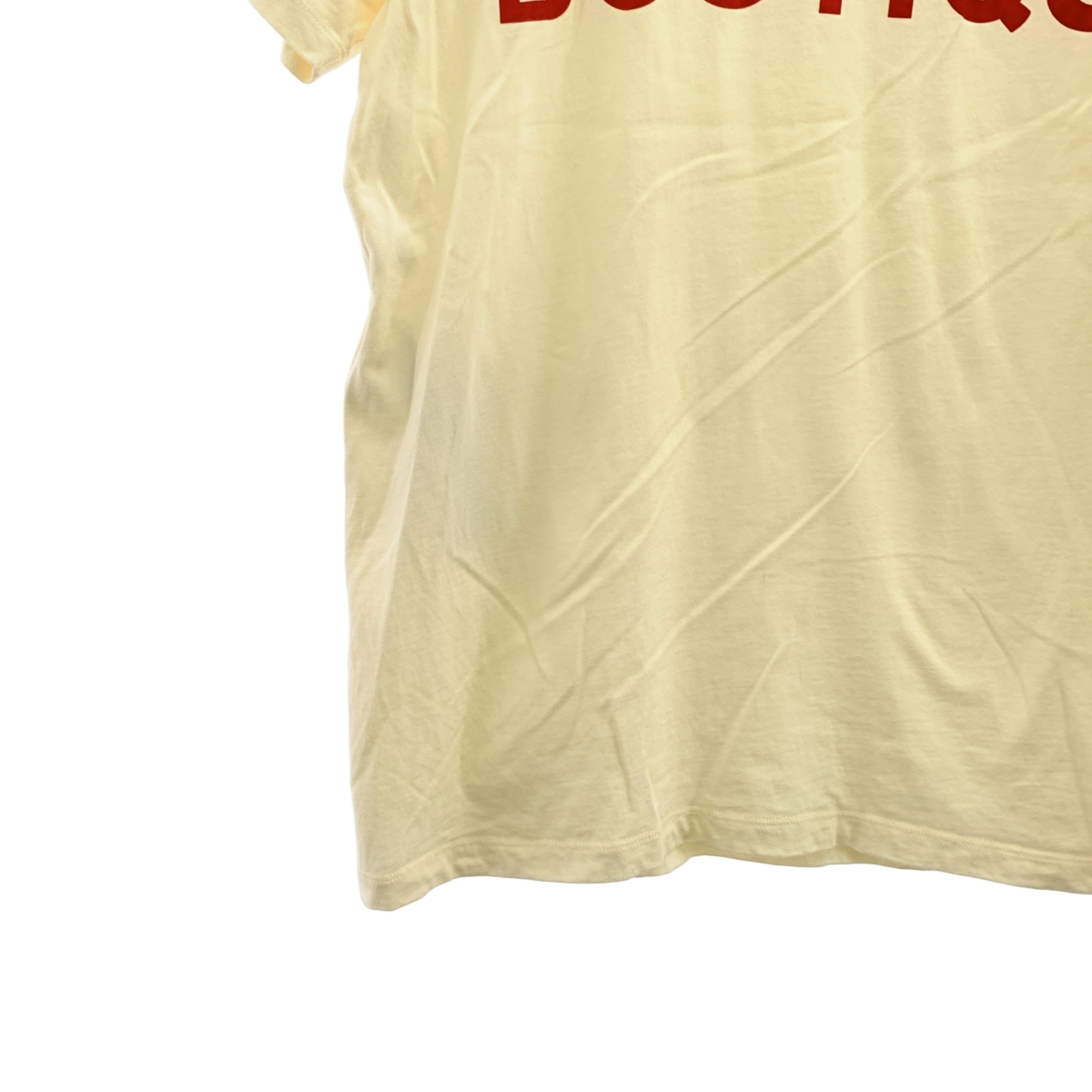 GUCCI / グッチ BOUTIQUE ウェブライン ロゴプリント Tシャツ