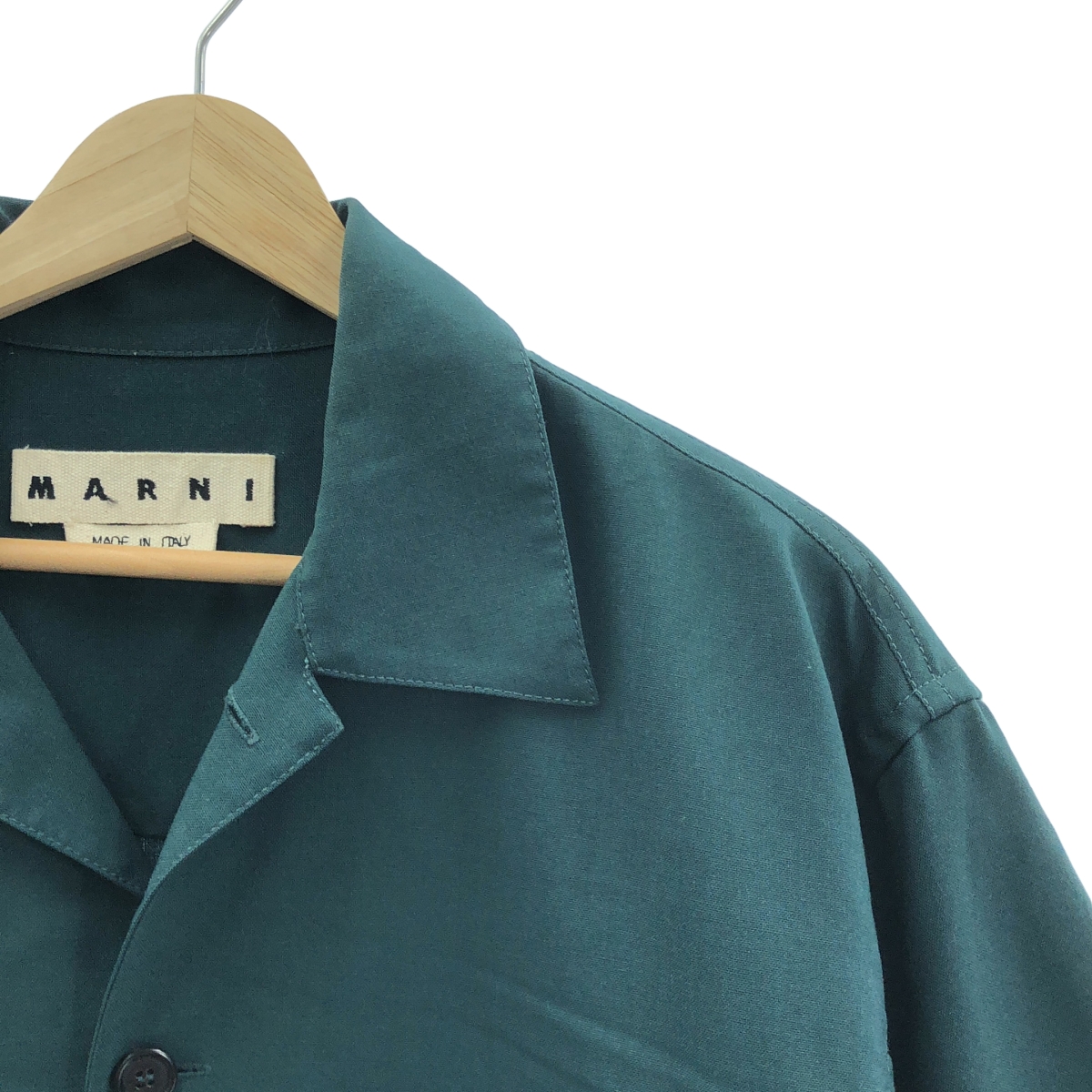 MARNI / マルニ トロピカル ウール オープンカラーシャツ