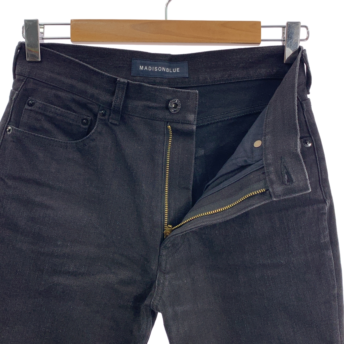 MADISON BLUE / マディソンブルー HEM CUT SLIM FLARE DENIM フレア デニムパンツ