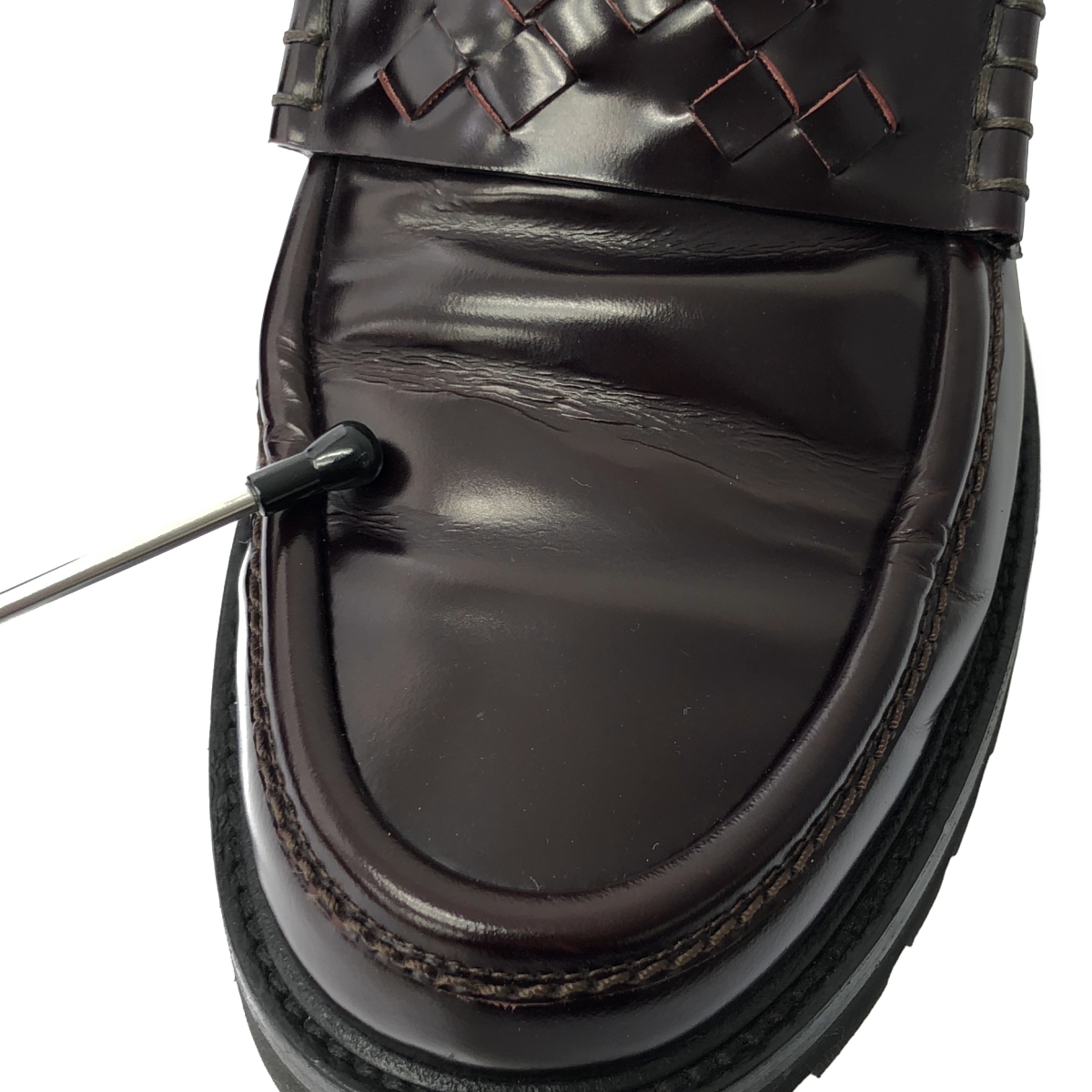 BOTTEGA VENETA / ボッテガヴェネタ イントレチャート レザー ローファー 革靴